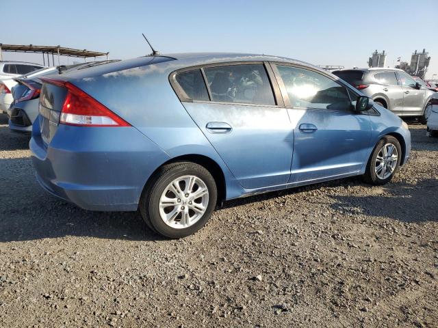 HONDA INSIGHT EX 2010 blue hatchbac hybrid engine JHMZE2H77AS024404 photo #4