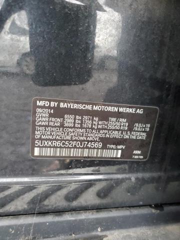 2015 BMW X5 XDRIVE5 - 5UXKR6C52F0J74569