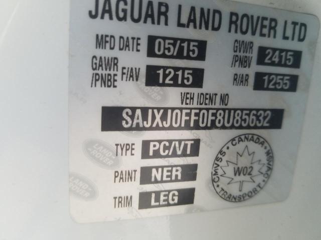 2015 JAGUAR XF 3.0 SPO SAJXJ0FF0F8U85632