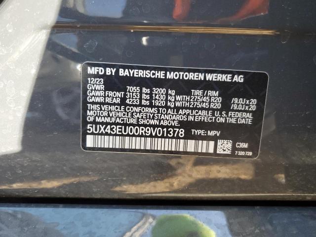 2024 BMW X5 XDRIVE5 5UX43EU00R9V01378