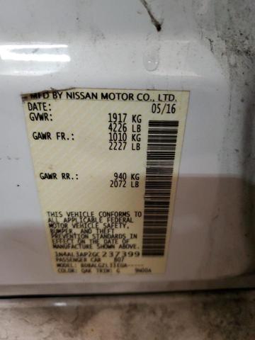 2016 NISSAN ALTIMA 2.5 - 1N4AL3AP2GC237399