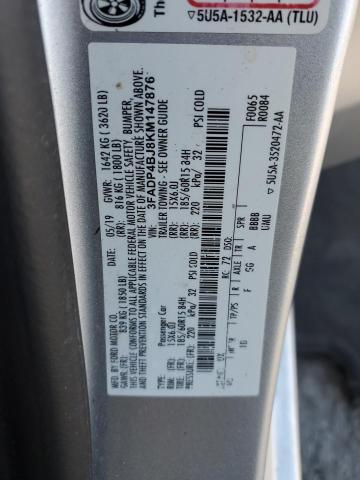 2019 FORD FIESTA SE - 3FADP4BJ8KM147876