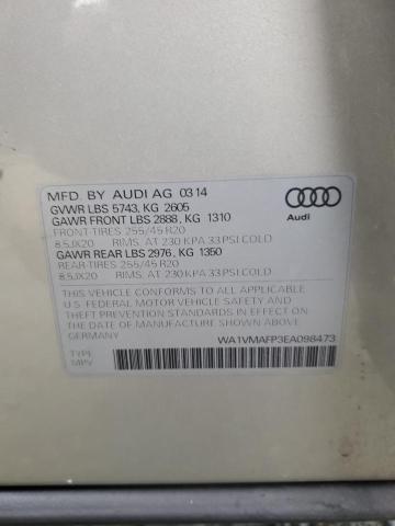 VIN WA1VMAFP3EA098473 2014 AUDI Q5 no.14