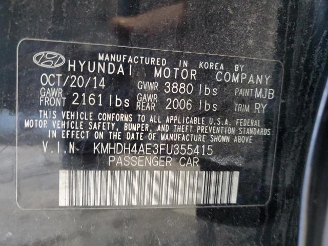 2015 HYUNDAI ELANTRA SE - KMHDH4AE3FU355415