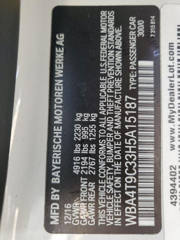 2017 BMW 440I WBA4T9C33H5A15187