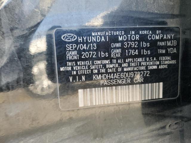 VIN KMHDH4AE6DU972272 2013 HYUNDAI ELANTRA no.12