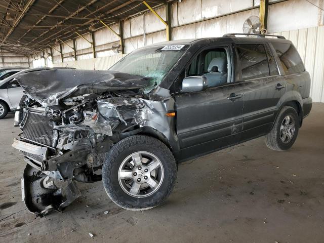 HONDA PILOT EXL 2008 gray 4dr spor gas 5FNYF28658B015113 photo #1