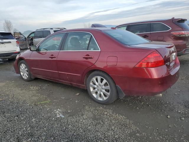 HONDA ACCORD 2006 burgundy  gas 1HGCM66546A037712 photo #3