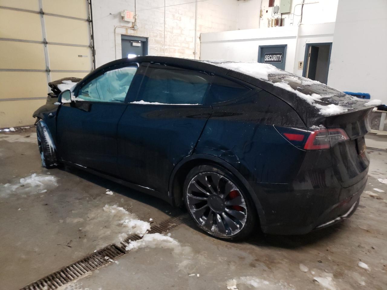 Lot #3029654075 2021 TESLA MODEL Y