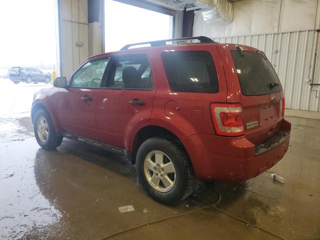 FORD ESCAPE XLT 2010 red  flexible fuel 1FMCU0DG6AKD47584 photo #3