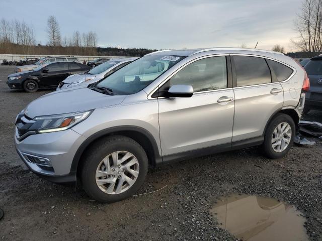 HONDA CR-V EXL 2015 silver  gas 2HKRM4H75FH609326 photo #1