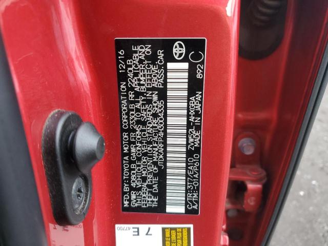2017 TOYOTA PRIUS PRIM - JTDKARFP4H3004335
