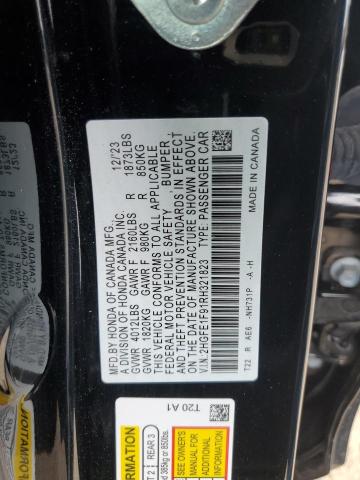 2024 HONDA CIVIC TOUR - 2HGFE1F91RH321823