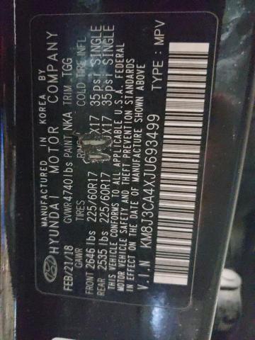 2018 HYUNDAI TUCSON SEL - KM8J3CA4XJU693499