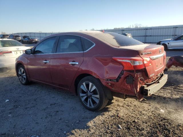 NISSAN SENTRA S 2016 red sedan 4d gas 3N1AB7AP9GY281575 photo #3