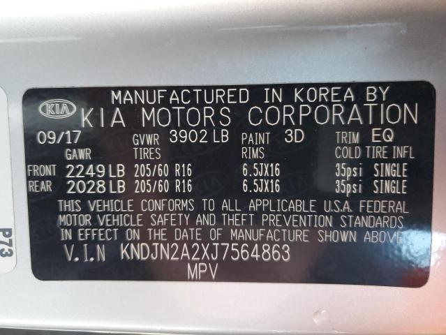 2018 KIA SOUL - KNDJN2A2XJ7564863