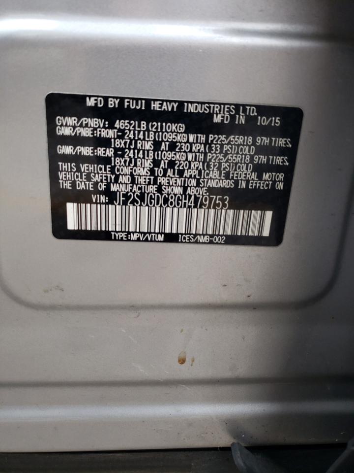 Lot #3031347697 2016 SUBARU FORESTER 2