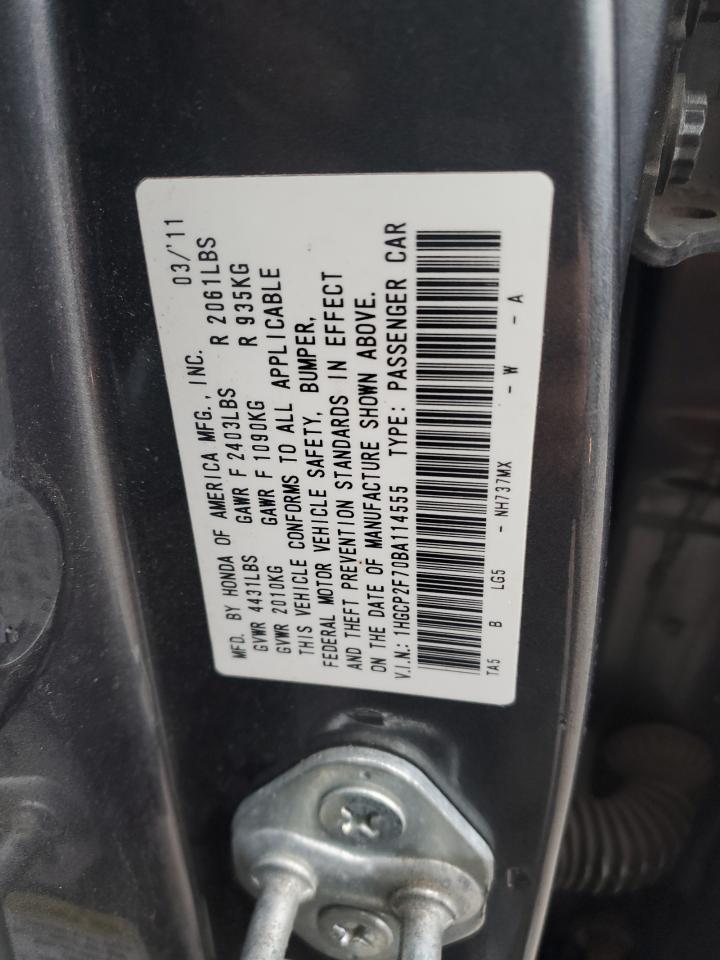 Lot #3034290138 2011 HONDA ACCORD EX