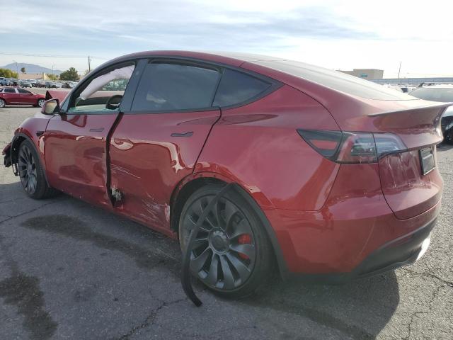 TESLA MODEL Y 2024 red  electric 7SAYGDEF7RF128112 photo #3
