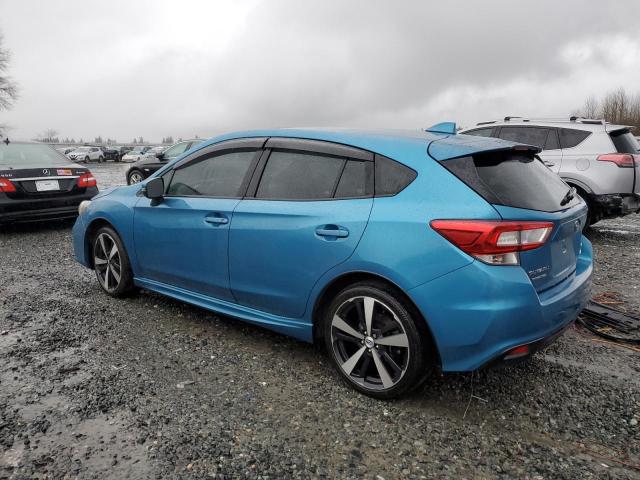 SUBARU IMPREZA SP 2019 blue  gas 4S3GTAM63K3701188 photo #3