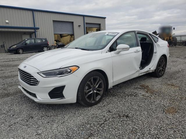 FORD FUSION SEL 2020 white  gas 3FA6P0CD6LR195858 photo #1