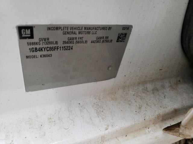 2015 CHEVROLET SILVERADO 1GB4KYC86FF115224