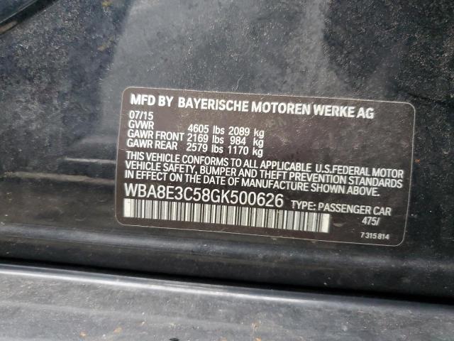 2016 BMW 328 XI SUL - WBA8E3C58GK500626