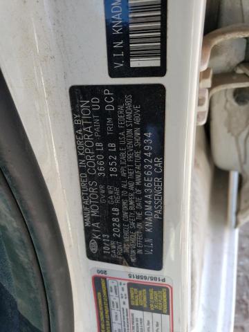 VIN KNADM4A36E6324934 2014 KIA RIO no.12