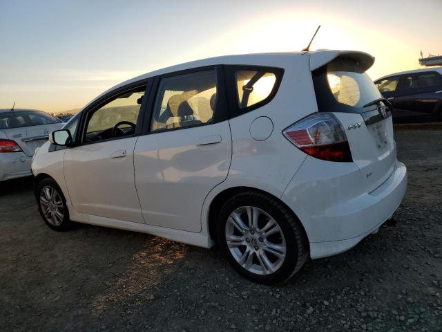 HONDA FIT SPORT 2011 white  gas JHMGE8H58BC010094 photo #3