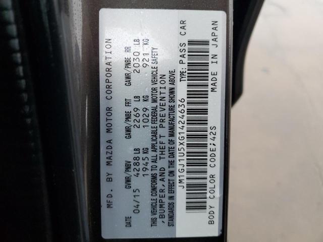 2016 MAZDA 6 SPORT - JM1GJ1U5XG1424636