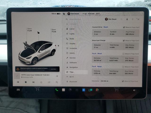2021 TESLA MODEL Y - 5YJYGDEE7MF255259