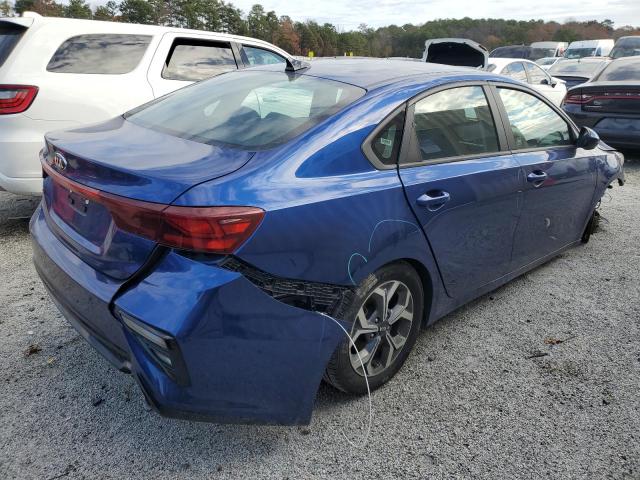 KIA FORTE FE 2020 blue  gas 3KPF24AD4LE205913 photo #4