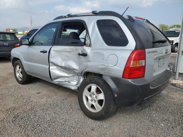 KIA SPORTAGE L 2007 silver  gas KNDJF724X77305440 photo #3