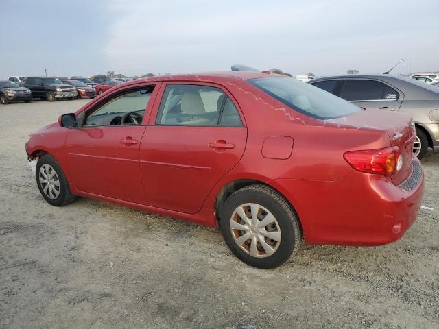 TOYOTA COROLLA BA 2009 red sedan 4d gas JTDBL40EX99033437 photo #3