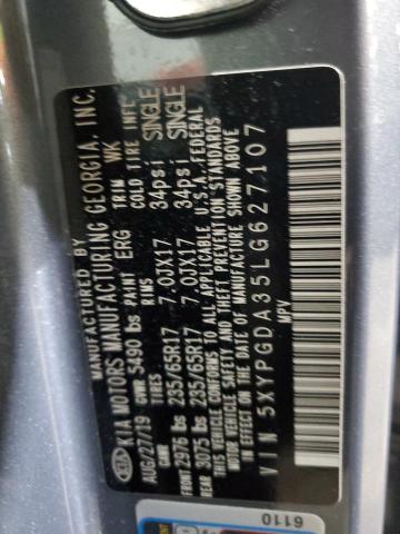 2020 KIA SORENTO L - 5XYPGDA35LG627107