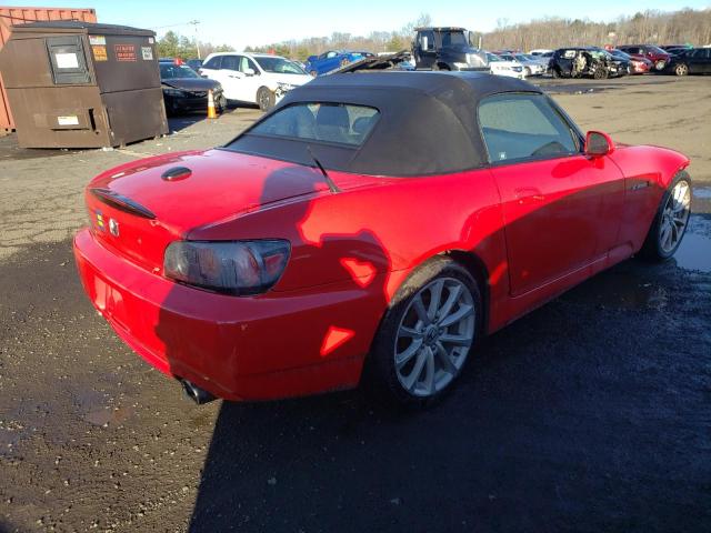 HONDA S2000 2007 red  gas JHMAP21457S002739 photo #4