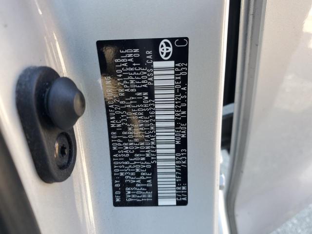2021 TOYOTA COROLLA LE - 5YFEPMAE5MP216232