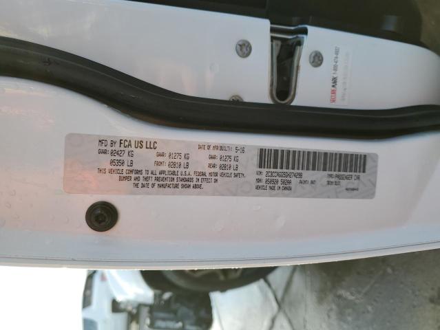 2016 CHRYSLER 300 S - 2C3CCAGG5GH274298