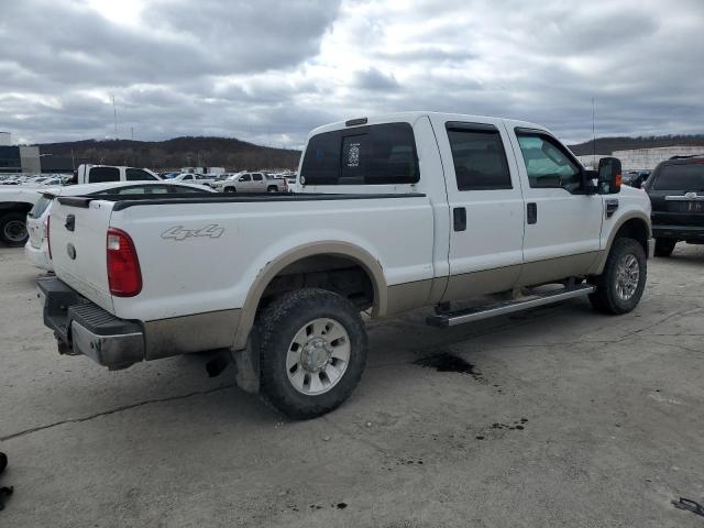 FORD F250 SUPER 2008 white crew pic diesel 1FTSW21R88EC46907 photo #4