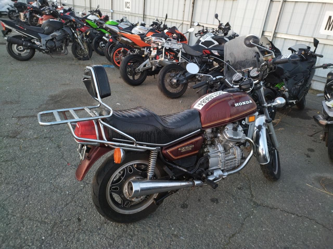 Lot #3033210808 1980 HONDA CX500 DELU