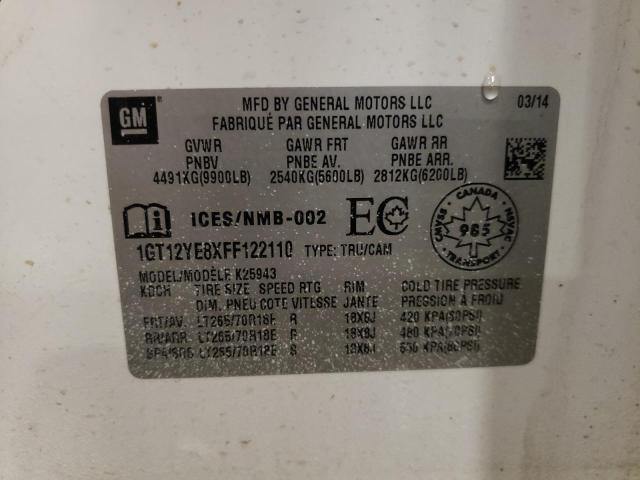 2015 GMC 2500 1GT12YE8XFF122110