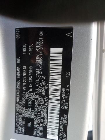 2021 TOYOTA HIGHLANDER - 5TDGZRBH5MS546128