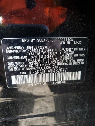 2021 SUBARU FORESTER - JF2SKADC0MH482877