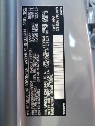 2024 VOLVO XC40 RECHA YV4ER3XM9R2293627