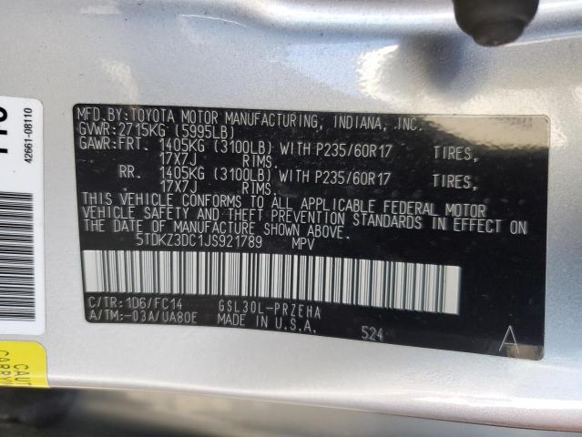 2018 TOYOTA SIENNA LE - 5TDKZ3DC1JS921789