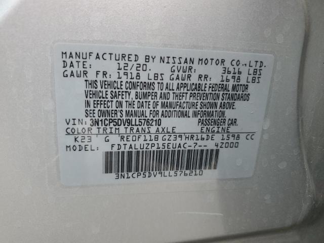 2020 NISSAN KICKS SR - 3N1CP5DV9LL576210