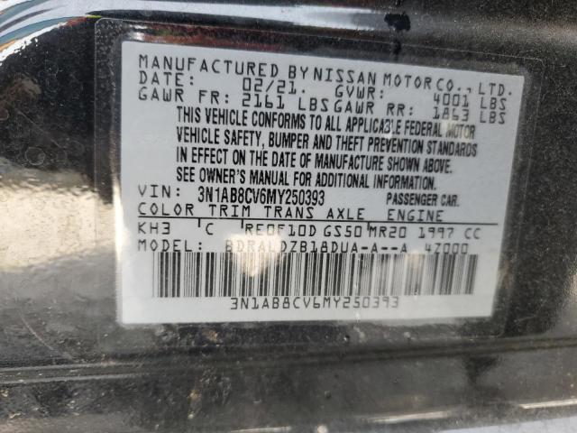2021 NISSAN SENTRA SV - 3N1AB8CV6MY250393