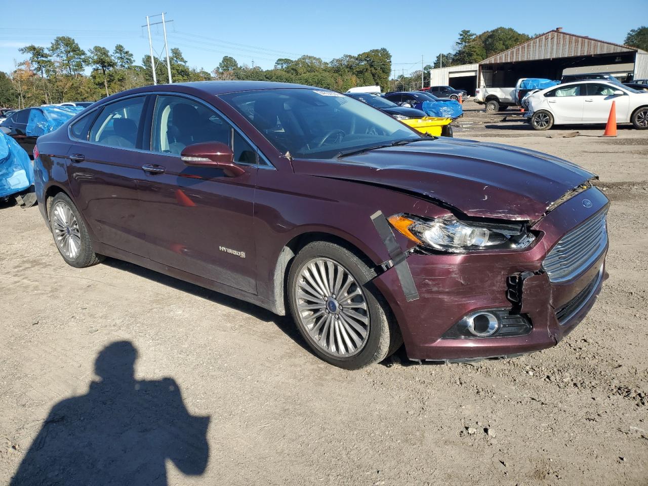 Lot #3030433468 2013 FORD FUSION TIT