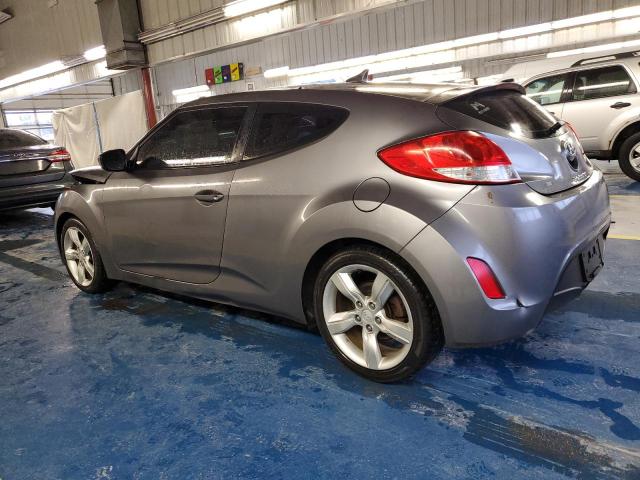 HYUNDAI VELOSTER 2012 silver  gas KMHTC6AD5CU071633 photo #3