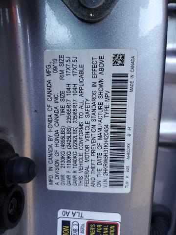 VIN 2HKRW5H31KH420454 2019 HONDA CRV no.14